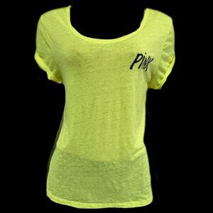 Pink by Victoria’s Secret Low-Back Sheer T-Shirt
